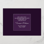 Modern | 3 Ankündigung von Foto Foil Abschluss (Rückseite)