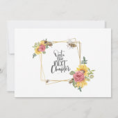 Modern 3 Foto Collage Abschluss Einladung (Rückseite)