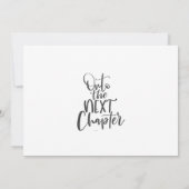 Modern 3 Foto Collage Abschluss Einladung (Rückseite)