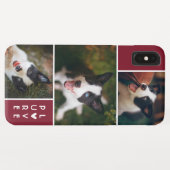 Modern 3 Foto Collage| Reine Liebe| Cranberry Case-Mate iPhone Hülle (Rückseite (Horizontal))
