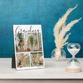 Modern 3 Foto Oma Fotoplatte (Seite)