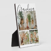 Modern 3 Foto Oma Fotoplatte (Seite)