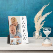 Modern 3 Foto Pawpaw Fotoplatte (Seite)