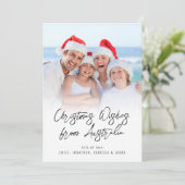 Modern 3 Foto Weihnachten aus Australien Newslette (Stehend Vorderseite)