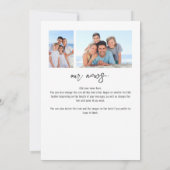 Modern 3 Foto Weihnachten aus Australien Newslette (Rückseite)