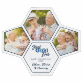 Modern 3 FotoCollage Beste Gigi je Fußball (Flach)