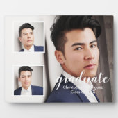 Modern 3 Photo Graduation Fotoplatte (Vorderseite)