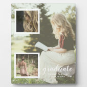 Modern 3 Photo Graduation Fotoplatte (Vorderseite)