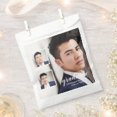 Modern 3 Photo Graduation Geschenktütchen (Ausgeschnitten)