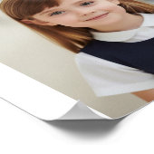 Modern 3 Photo Graduation Welcome Sign Poster (Ecke)