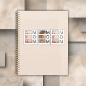 Modern 3 Photo Grid Mom Birthday Keepsake Planer