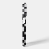 Modern 3D Black & White Checkerboard Phone Case  (Rückseite / Rechts)