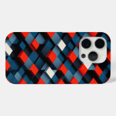 Modern 3D Geometric Cube Phone Case Abstract Deep (Rückseite (Horizontal))