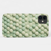 Modern 3D Geometric Hexagon Pattern - Elegant Mint Case-Mate iPhone Hülle (Rückseite (Horizontal))