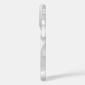 Modern 3D Geometric White Case-Mate iPhone Hülle (Rückseite / Links)