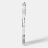 Modern 3D Grey & White Cube Phone Case Minimalist (Rückseite / Rechts)