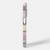 Modern 3D Pastel Block Phone Case Abstract Lavende (Rückseite / Rechts)