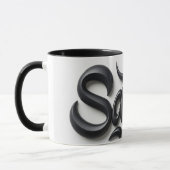 Modern 3D Salam Greeting | Bold Black & White Isla Tasse (Links)