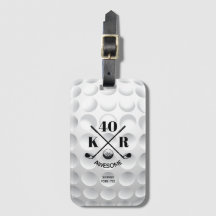 Modern 40. 50. 60. Geburtstag Golf Monogram Golf