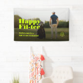 Modern 40 50. Geburtstag 60. Geburtstag Golf Banner (Insitu)