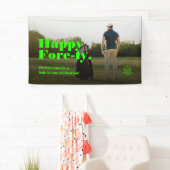 Modern 40. Geburtstag 50. Vatertag Golf Banner (Insitu)