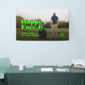 Modern 40. Geburtstag 50. Vatertag Golf Banner (Messeveranstaltung)