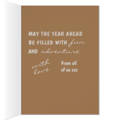 Modern 40. Happy Birthday Foto Collage (Innen (Rechts))