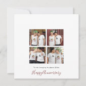 Modern 4 Foto LGBT Gay Liebe Husband Jubiläum (Vorderseite)