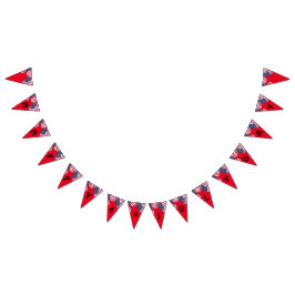 Modern 4th july Patriotic American USA Flag Wimpelkette