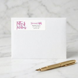 Modern 50 and Fabulous Pink 50th Birthday Party