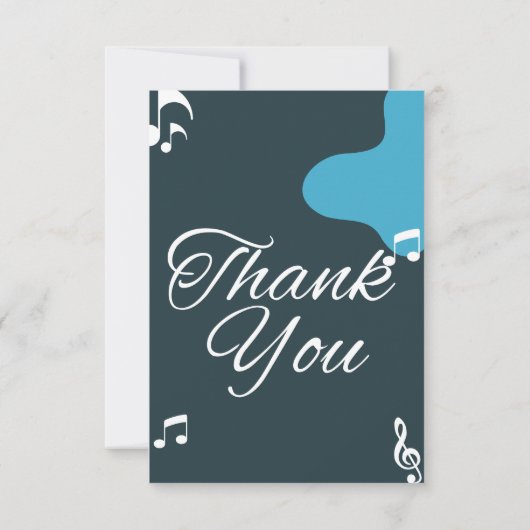 Modern 50. Geburtstag dank Karte (Rückseite)