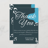 Modern 50. Geburtstag dank Karte (Vorne/Hinten)