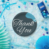 Modern 50. Geburtstag vielen Dank Pappteller (Party)