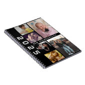 Modern 6 Photo Collage Personalized Notizblock (Rechte Seite)