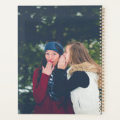 Modern 6 Photo Collage Personalized Planer (Rückseite)