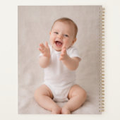 Modern 6 Photo Collage Personalized Planer (Rückseite)