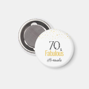 Modern 70 und fabelhaft 70. Geburtstag Magnet