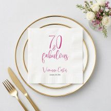 Modern 70 und Fantastisch Name Datum 70. Geburtsta