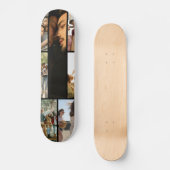 Modern 7 Photo Collage Custom  Skateboard (Vorderseite)