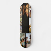 Modern 7 Photo Collage Custom  Skateboard (Vorderseite)