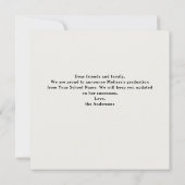 Modern 8 Foto Collage Stilvoller Abschluss Ankündigung (Rückseite)