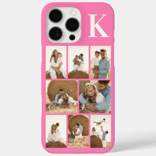 Modern 8 Foto Rosa Case-Mate iPhone Hülle (Rückseite)
