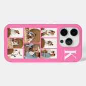 Modern 8 Foto Rosa Case-Mate iPhone Hülle (Rückseite (Horizontal))