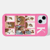 Modern 8 Foto Rosa Case-Mate iPhone Hülle (Rückseite (Horizontal))