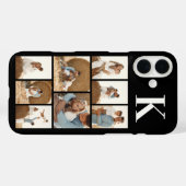 Modern 8 Foto Schwarz Case-Mate iPhone Hülle (Rückseite (Horizontal))
