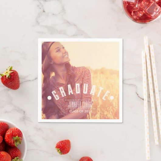 MODERN | ABSCHLUSS NAPKINS 2014 SERVIETTE (Beispiel)