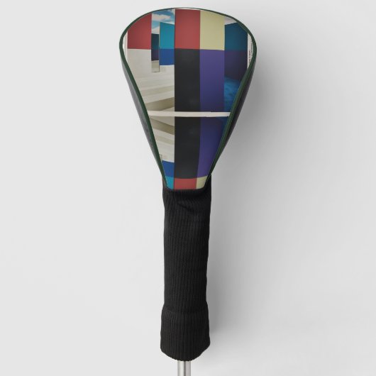 Modern Abstract Architectural Color-Block Golf Golf Headcover (Vorderseite)