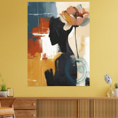 “Modern Abstract Art | Minimal & Stylish Design” Leinwanddruck (Insitu (Wohnzimmer))