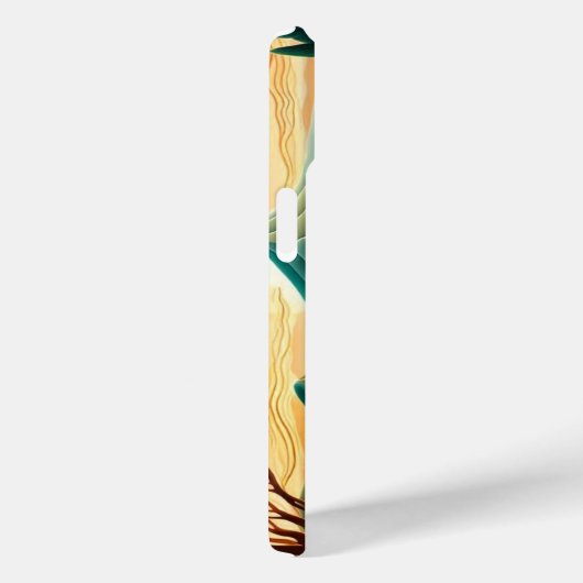 Modern Abstract Art phone case (Rückseite / Rechts)