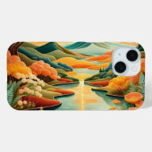 Modern Abstract Art phone case   (Rückseite (Horizontal))